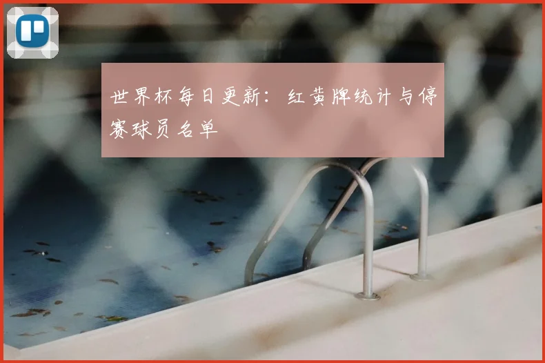 世界杯每日更新：红黄牌统计与停赛球员名单